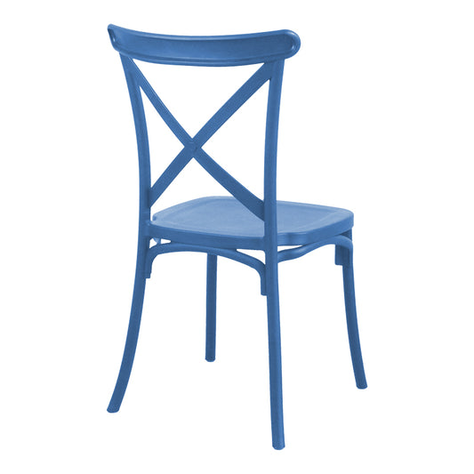 Καρέκλα Crossie PP σε Απόχρωση Μπλε 38x46.5x82