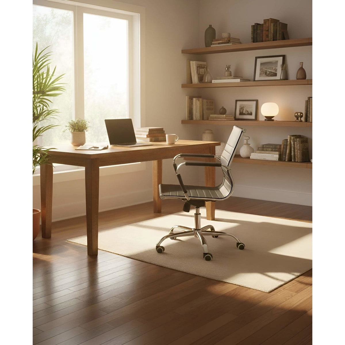 Καρέκλα Γραφείου Cygon Low Μαύρο 49x60x98