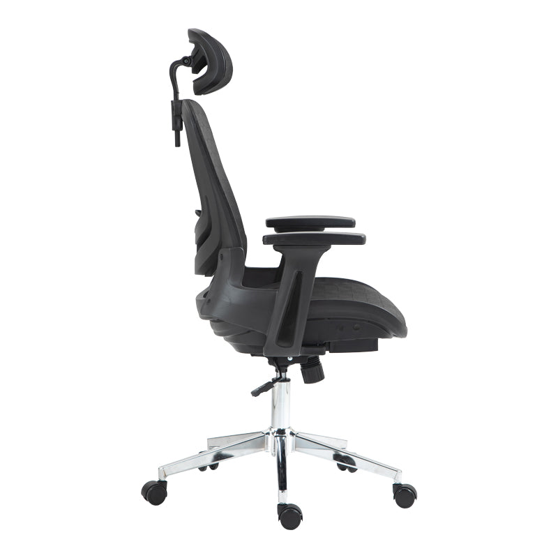 Καρέκλα Γραφείου Εργασίας Mergi Μαύρο Mesh 62x63x120