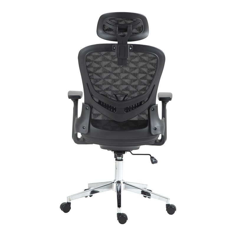 Καρέκλα Γραφείου Εργασίας Mergi Μαύρο Mesh 62x63x120
