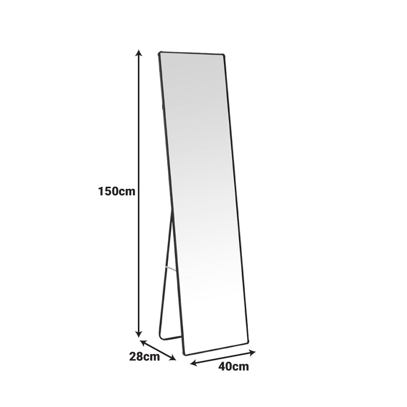 Καθρέπτης Moira Αλουμίνιο σε Χρυσή Απόχρωση 40x28x150