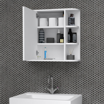 Καθρέπτης Μπάνιου Diro Χρώμα Λευκό 65x17,5x60