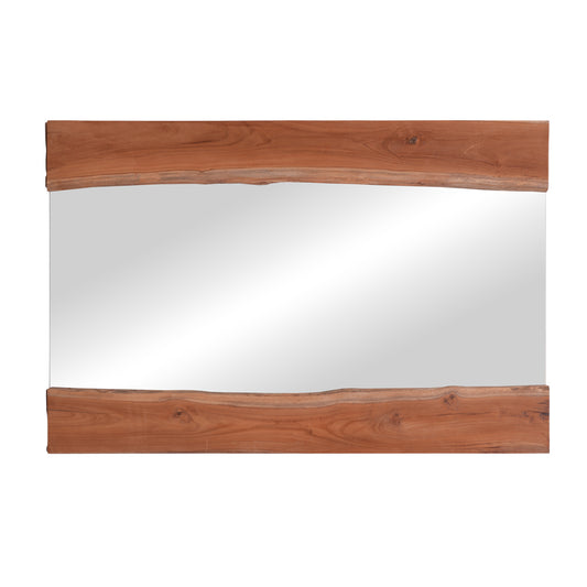 Καθρέπτης Riverine Teak Ξύλο σε Φυσική Απόχρωση 120x80x4