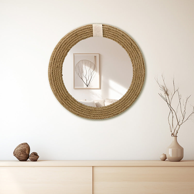 Καθρέπτης Rope Φυσικό 60x2X60
