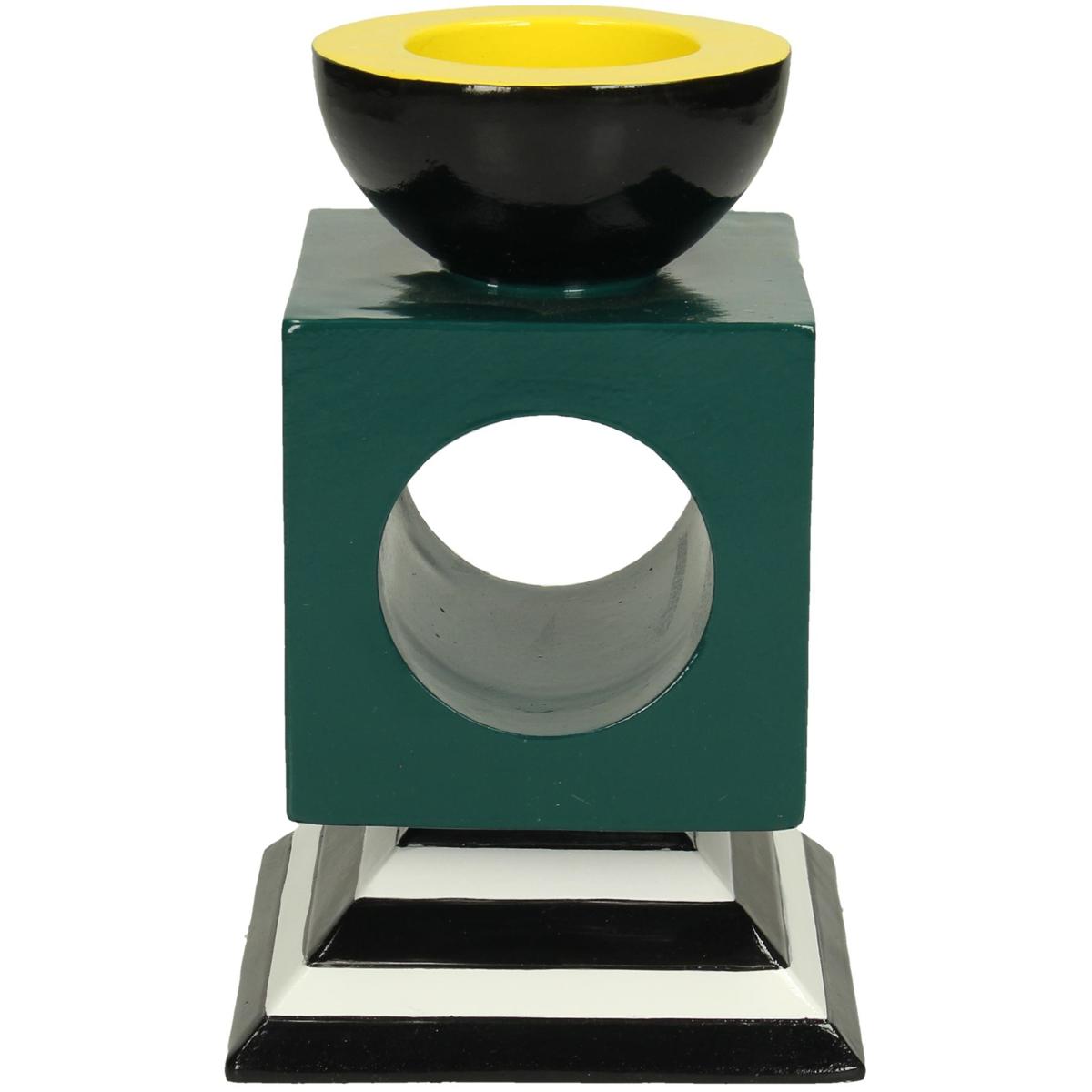 Κηροπήγιο Πετρόλ Polyresin 9.2x9.2x14.5