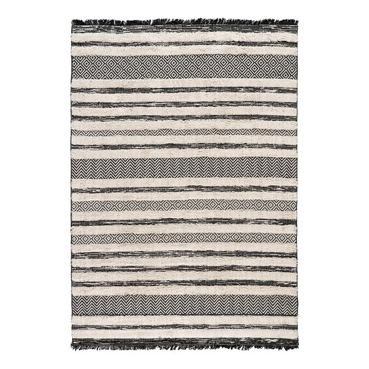Χαλί Βαμβακερό Morocotton 9241 Γκρι 150x220εκ