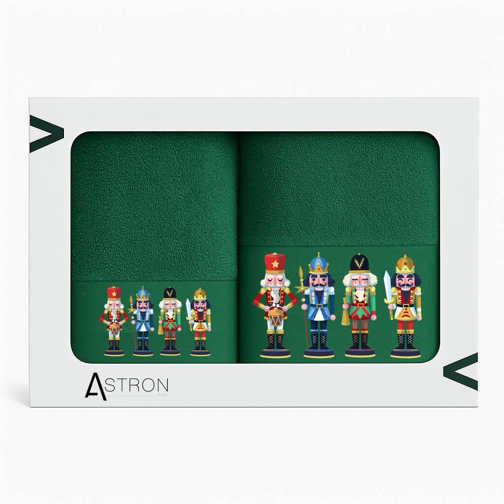 Χριστουγεννιάτικες Πετσέτες (Σετ 2 Τεμ.) Nutcrackers