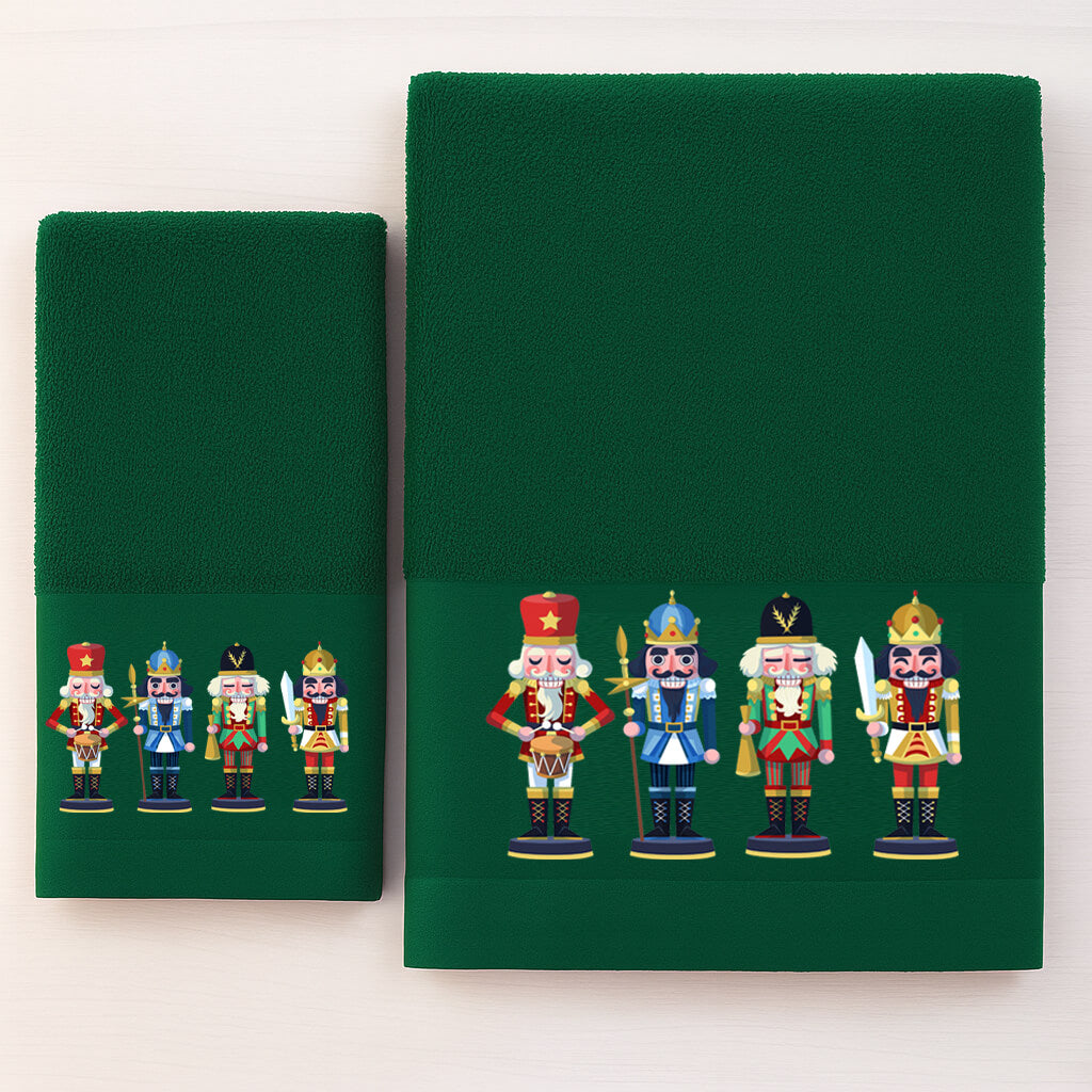 Χριστουγεννιάτικες Πετσέτες (Σετ 2 Τεμ.) Nutcrackers