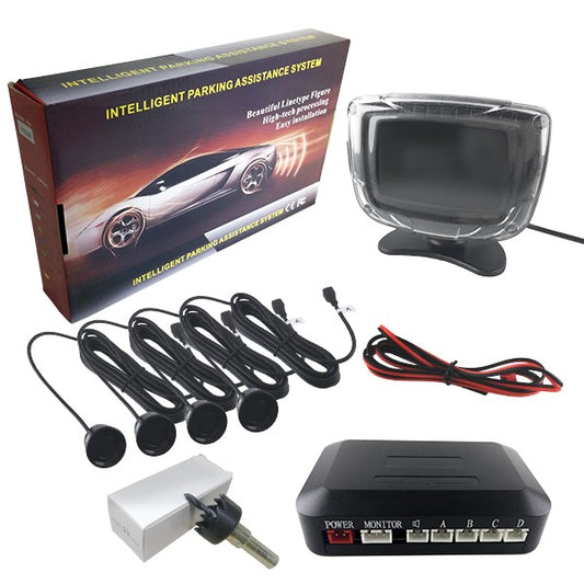 Kit Αισθητήρα Παρκαρίσματος με 4 Αισθητήρες και Μικρή Οθόνη 77347