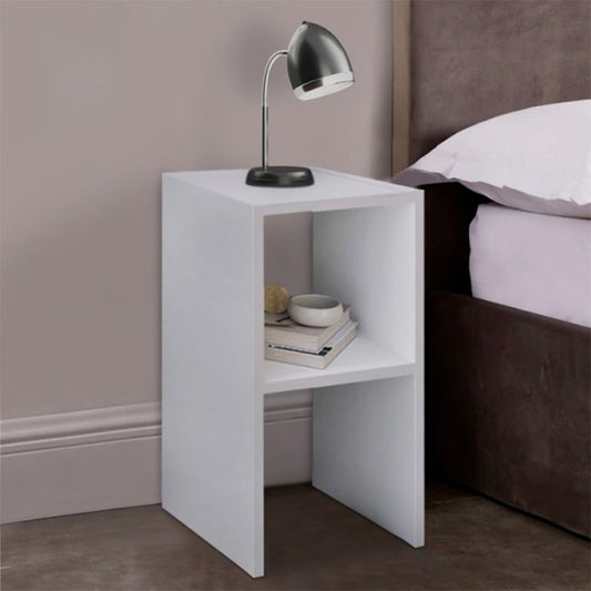 Κομοδίνο Deseo σε Λευκή Απόχρωση 30x30x60