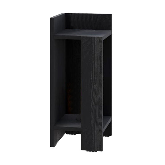 Κομοδίνο Elos Αριστερό Χρώμα Black Wood 25x27x60