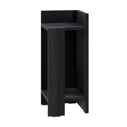 Κομοδίνο Elos Δεξί Χρώμα Black Wood 25x27x60