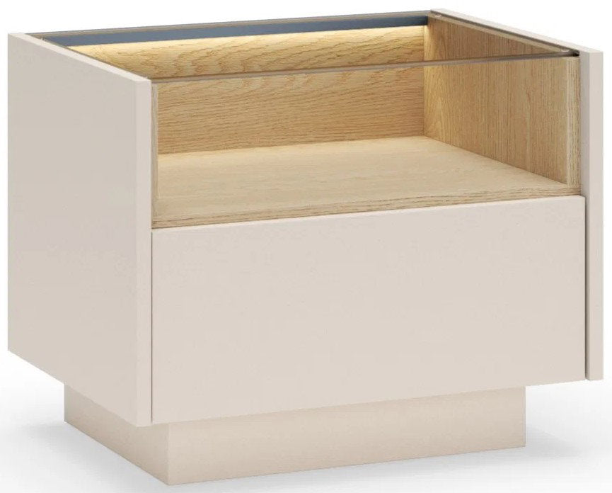 Κομοδίνο Hori Μπεζ Ανοιχτό 53.4x39.5x43.4