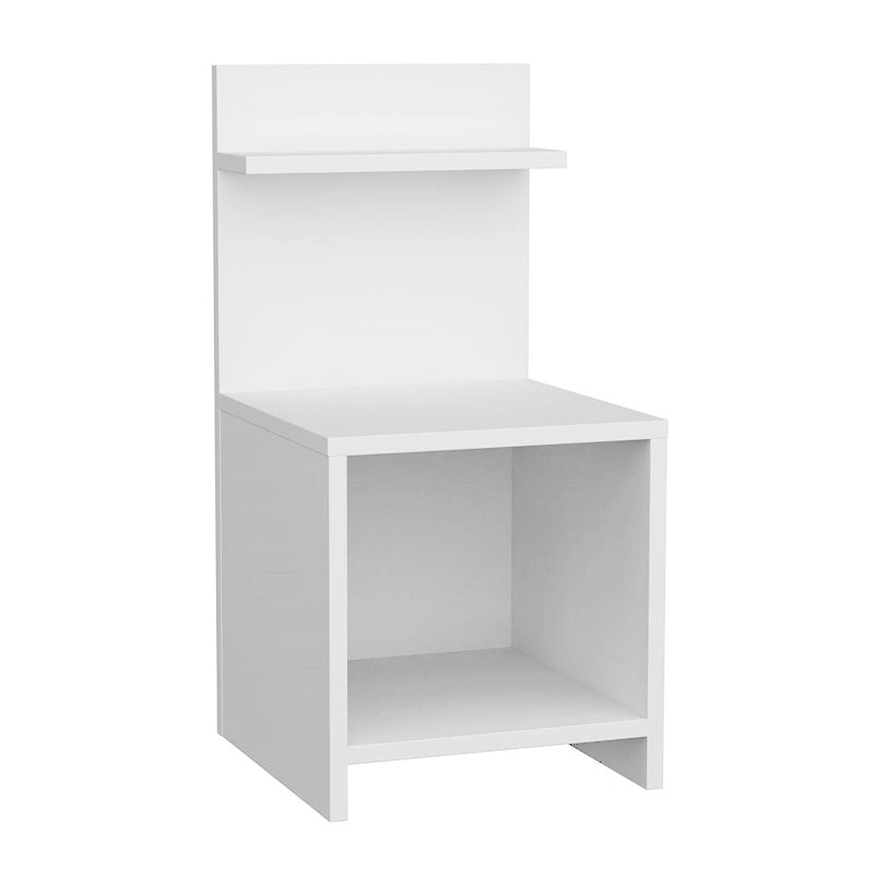 Κομοδίνο Ulman Χρώμα Λευκό 35x37x72
