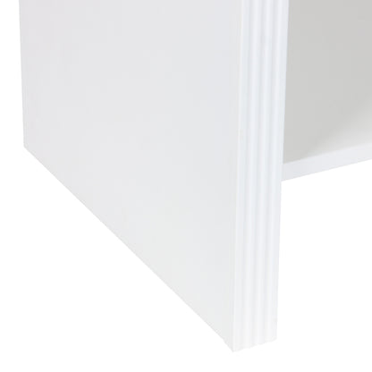 Κομοδίνο Zeplen MDF σε Λευκή Απόχρωση 40x30x53