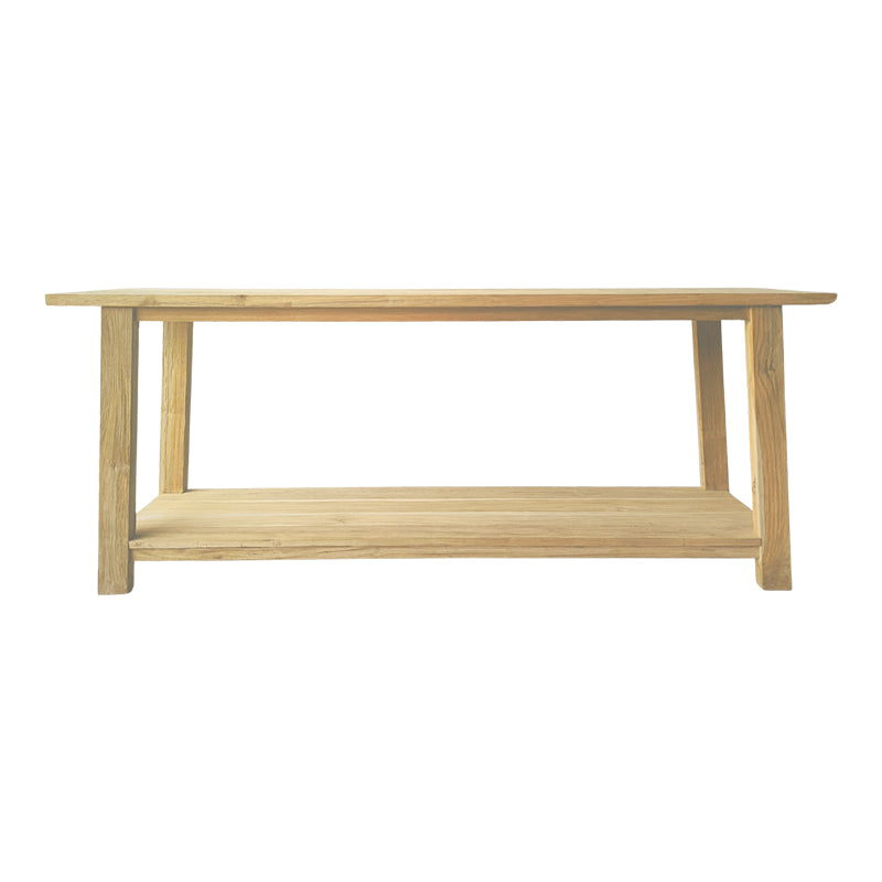 Κονσόλα Decoza Teak Ξύλο σε Φυσική Απόχρωση 200x40x80