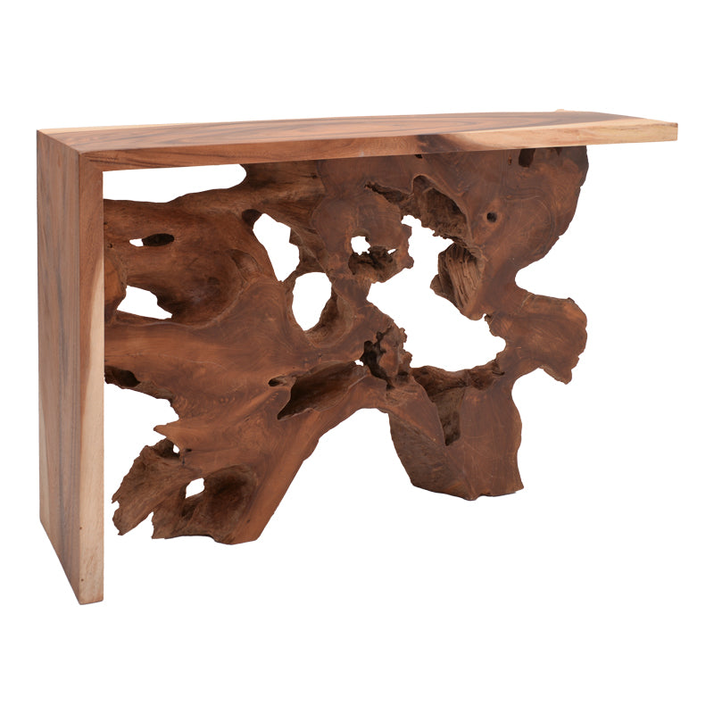 Κονσόλα Jako Teak Ξύλο σε Φυσική Απόχρωση 120x40x80