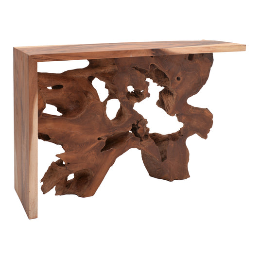 Κονσόλα Jako Teak Ξύλο σε Φυσική Απόχρωση 120x40x80