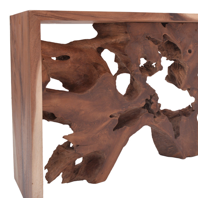 Κονσόλα Jako Teak Ξύλο σε Φυσική Απόχρωση 120x40x80