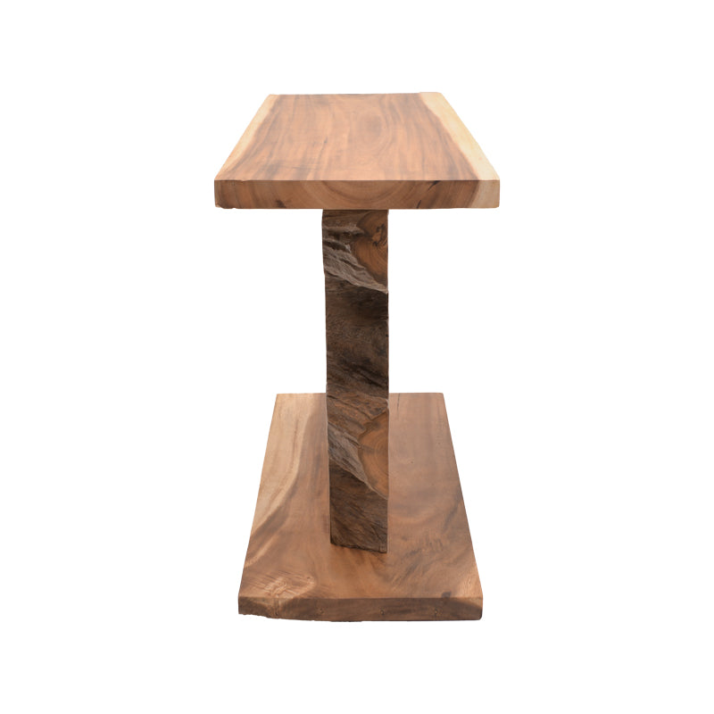 Κονσόλα Nasiol Teak Ξύλο σε Φυσική Απόχρωση 120x40x75