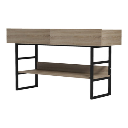 Κονσόλα Vien σε Sonoma-Μαύρη Απόχρωση 139x43x75.5