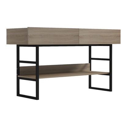 Κονσόλα Vien σε Sonoma-Μαύρη Απόχρωση 139x43x75.5