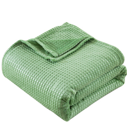 Κουβέρτα Μονόχρωμη Υπέρδιπλη Fleece Art 11552 220x240εκ Πράσινο