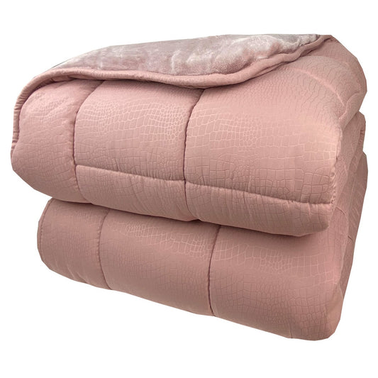 Κουβερτοπάπλωμα Υπέρδιπλο 220x240εκ Dusty Rose
