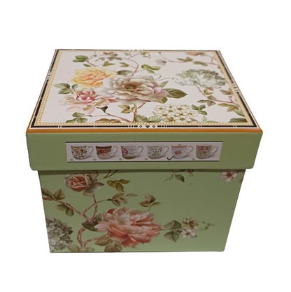 Πορσελάνινη Κούπα Pink with Flowers Image 380ml