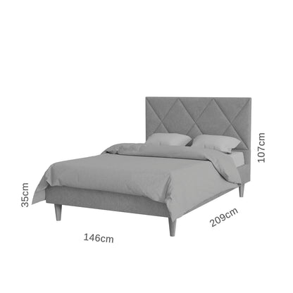 Κρεβάτι Fortuna Κυπαρισσί 140x200εκ