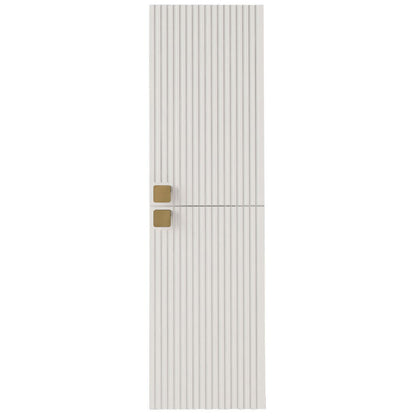 Κρεμαστή Στήλη Μπάνιου Gariano Plus Λευκό 35x35x120