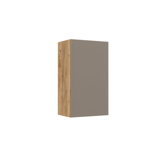 Κρεμαστό Ντουλάπι Callisto Χρυσό Δρυς-Γκρεζ 40x30x70