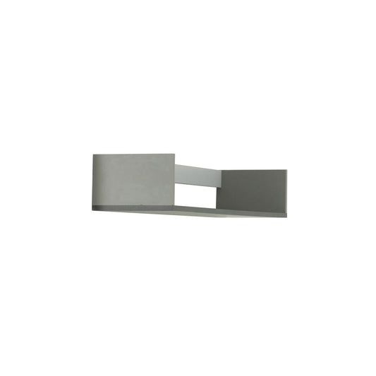 Κρεμαστό Ράφι Timmy Λευκό-Γραφίτη-Γκρι 120x25x16.6