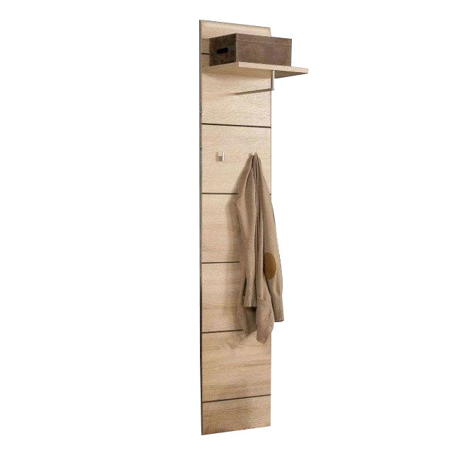 Κρεμάστρα Solo 40x30x194 Sonoma με Λεπτομέρειες Wenge και MDF Καμπυλωτό Τελείωμα