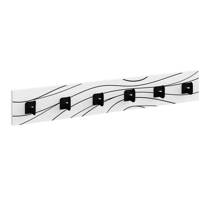 Κρεμάστρα Τοίχου Flow Χρώμα Λευκό 63x1,8x9,8