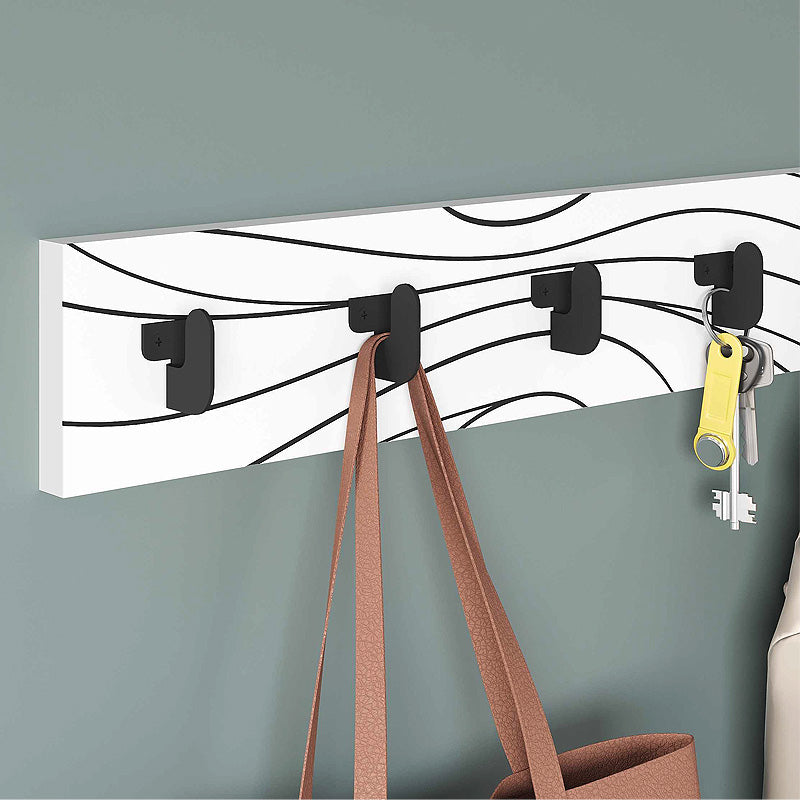 Κρεμάστρα Τοίχου Flow Χρώμα Λευκό 63x1,8x9,8