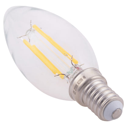 ΛΑΜΠΤΗΡΑΣ LED FILAMENT 4W E14 3000K ΔΙΑΦΑΝΟΣ DIMMABLE