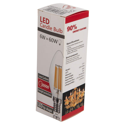 ΛΑΜΠΤΗΡΑΣ LED FILAMENT 4W E14 3000K ΔΙΑΦΑΝΟΣ DIMMABLE
