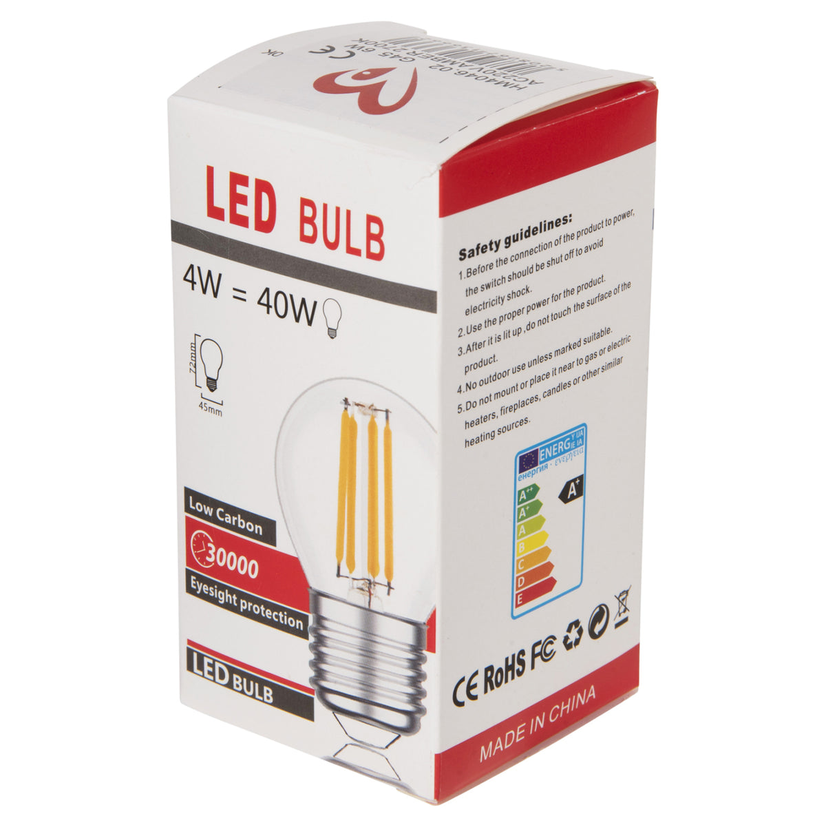 ΛΑΜΠΤΗΡΑΣ LED FILAMENT 6W E27 3000K GOLD DIMMABLE