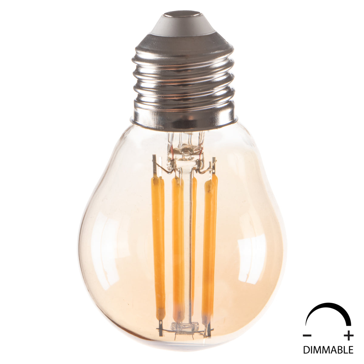 ΛΑΜΠΤΗΡΑΣ LED FILAMENT 6W E27 3000K GOLD DIMMABLE