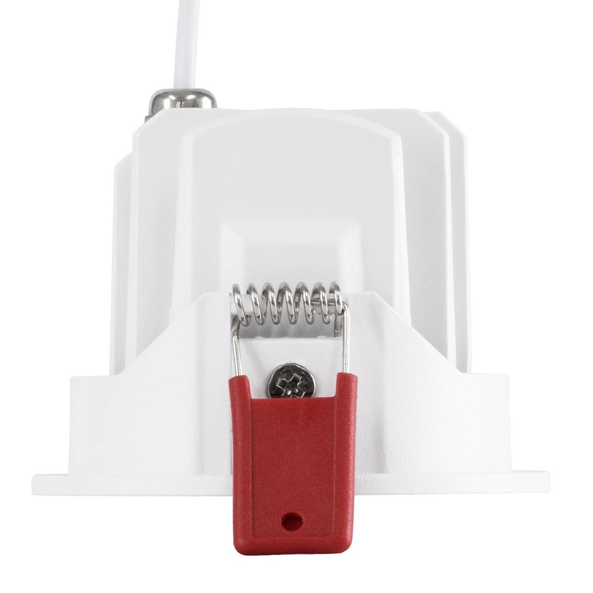 LEO KLV-101-0312 Χωνευτό Κινούμενο Φωτιστικό Downlight Σποτ με Honeycomb Anti-Glare Reflector LED 10W 1250lm 38° AC 220-240V IP20 Θερμό Λευκό 2700K - Bridgelux COB Chip & TÜV SÜD Driver - Λευκό & Μαύρο Ματ - Μ8.5 x Π8.5 x Υ6.6 / Q7.5εκ