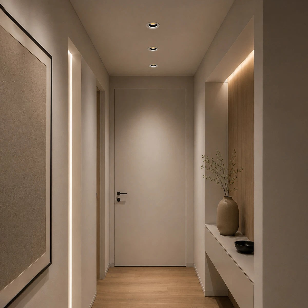 LEO KLV-101-0312 Χωνευτό Κινούμενο Φωτιστικό Downlight Σποτ με Honeycomb Anti-Glare Reflector LED 10W 1250lm 38° AC 220-240V IP20 Θερμό Λευκό 2700K - Bridgelux COB Chip & TÜV SÜD Driver - Λευκό & Μαύρο Ματ - Μ8.5 x Π8.5 x Υ6.6 / Q7.5εκ