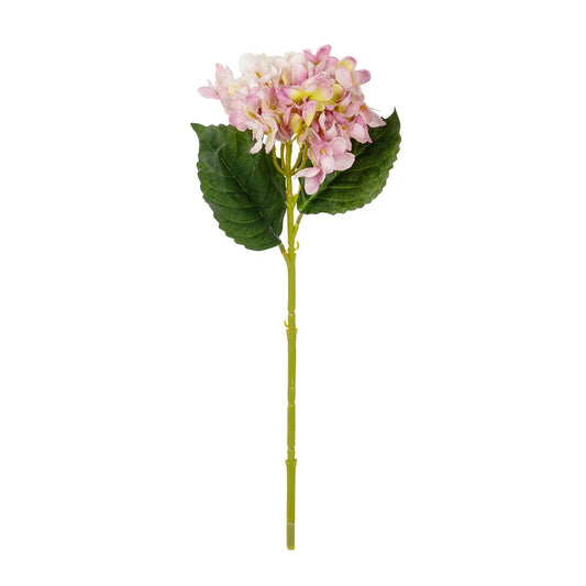 LIGHT PINK HYDRANGEA BRANCH 21144 Τεχνητό Διακοσμητικό Κλαδί Ροζ Ορτανσία Y47cm