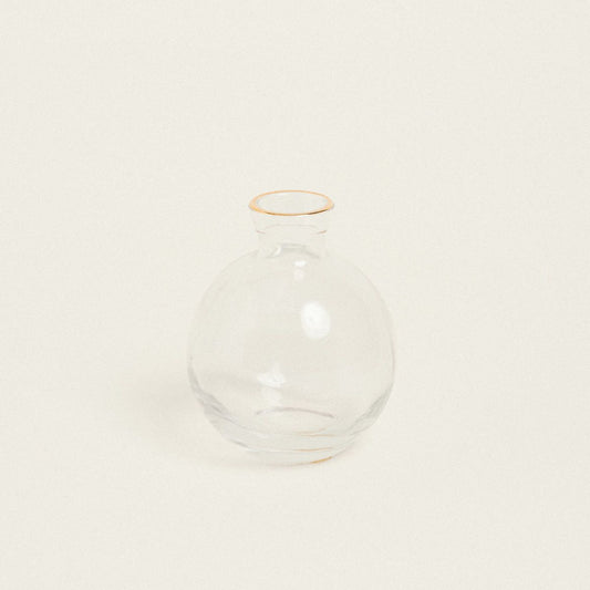 Βάζο με Χρυσό Στόμιο 9x9x7