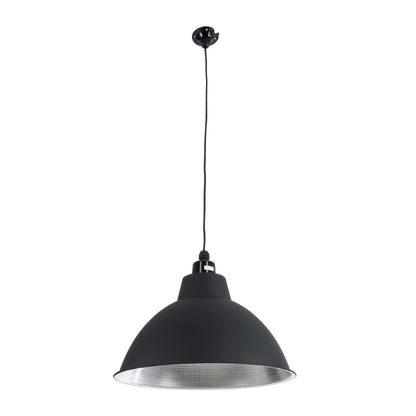 LOUVE 01177 Vintage Κρεμαστό Φωτιστικό Οροφής με Ντουί 1 x E27 AC 220-240V IP20 - Μαύρο - Μ40 x Π40 x Υ30