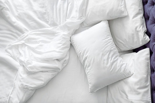 Παπλωματοθήκη Ξενοδοχείου King Size Lucid Art Ε1035 Percale CVC 80% Cot - 20% Pol 270x250εκ Λευκό