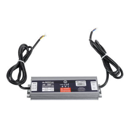LUMISPLASH 60964 Τροφοδοτικό/Μετασχηματιστής Class II SELV 150W 6.25A DC 24V Αδιάβροχο IP68 - AC 220-240V σε DC 24V - Μ20 x Π5.5 x Υ2.5