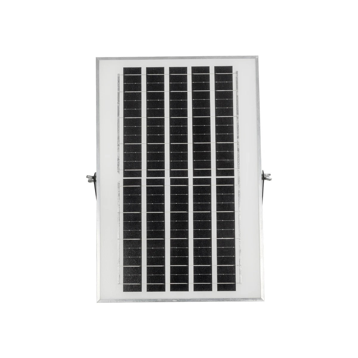 LUMOVOX 73067 Προβολέας LED 100W 5000lm 120° DC 5V με Φωτοβολταϊκό Panel 5V 8W & Επαναφορτιζόμενη Μπαταρία Li-ion 3.2V 5000mAh Αδιάβροχο IP67 Ψυχρό Λευκό 6000K - 120 x SMD2835 Sanan Chip - Γκρι Ανθρακί - Μ25 x Π5.5 x Υ17.5