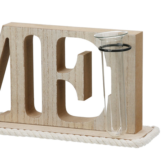 Lettering "Home" Ξύλο Ecru 47x8x13
