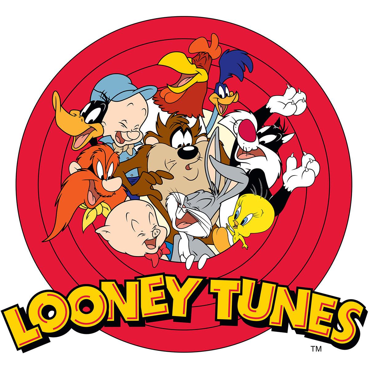 Κουρτίνα με 8 Μεταλλικούς Κρίκους Art 6188 Looney Tunes 180x250εκ Εμπριμέ